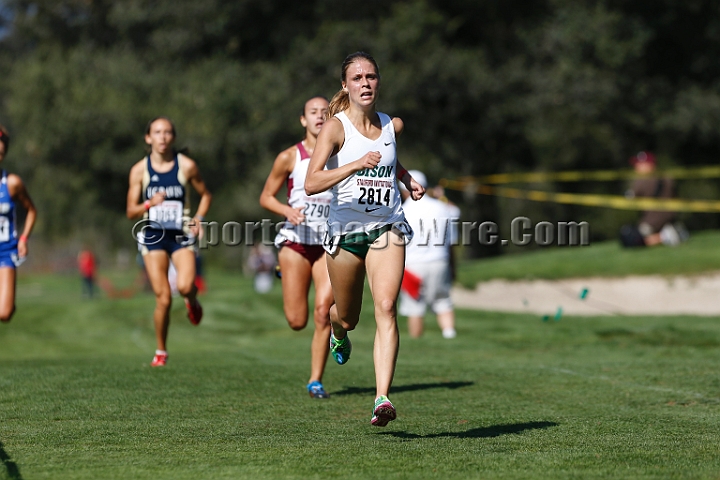 2014StanfordCollWomen-339.JPG - College race at the 2014 Stanford Cross Country Invitational, September 27, Stanford Golf Course, Stanford, California.
